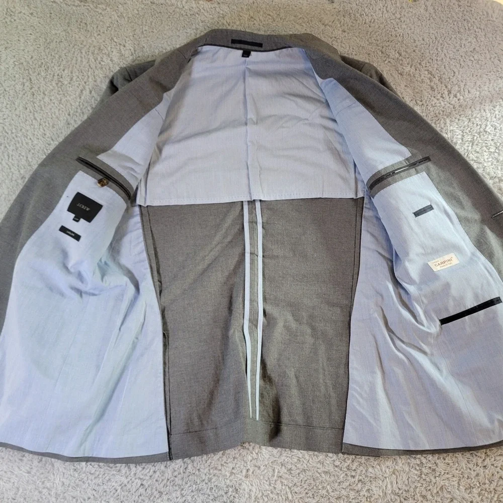 J‎ Crew Ludlow Jacket Mens 40R Gray BlazerSport Coat Classic Preppy Office